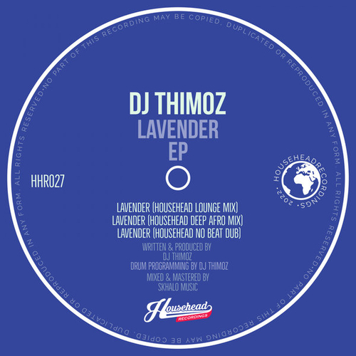 DJ Thimoz - Lavender EP [HHM027]